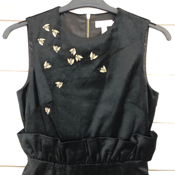 NWT Ted Baker Velvet Celeena Queen Bee Dress - Picture 5 of 8